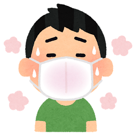 マスクしています
